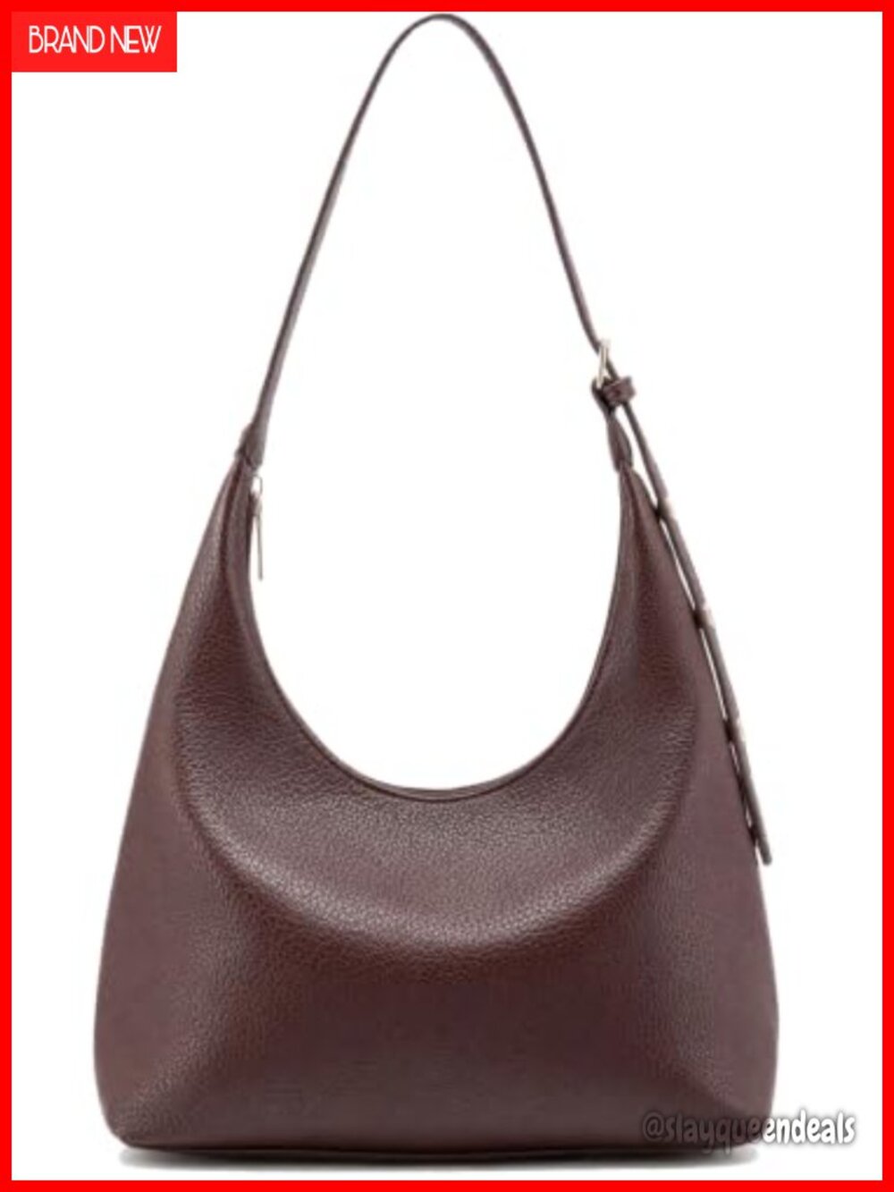 Crescent Tote Bag Women Hobo Handbag Crossbody Purse PU Leather
